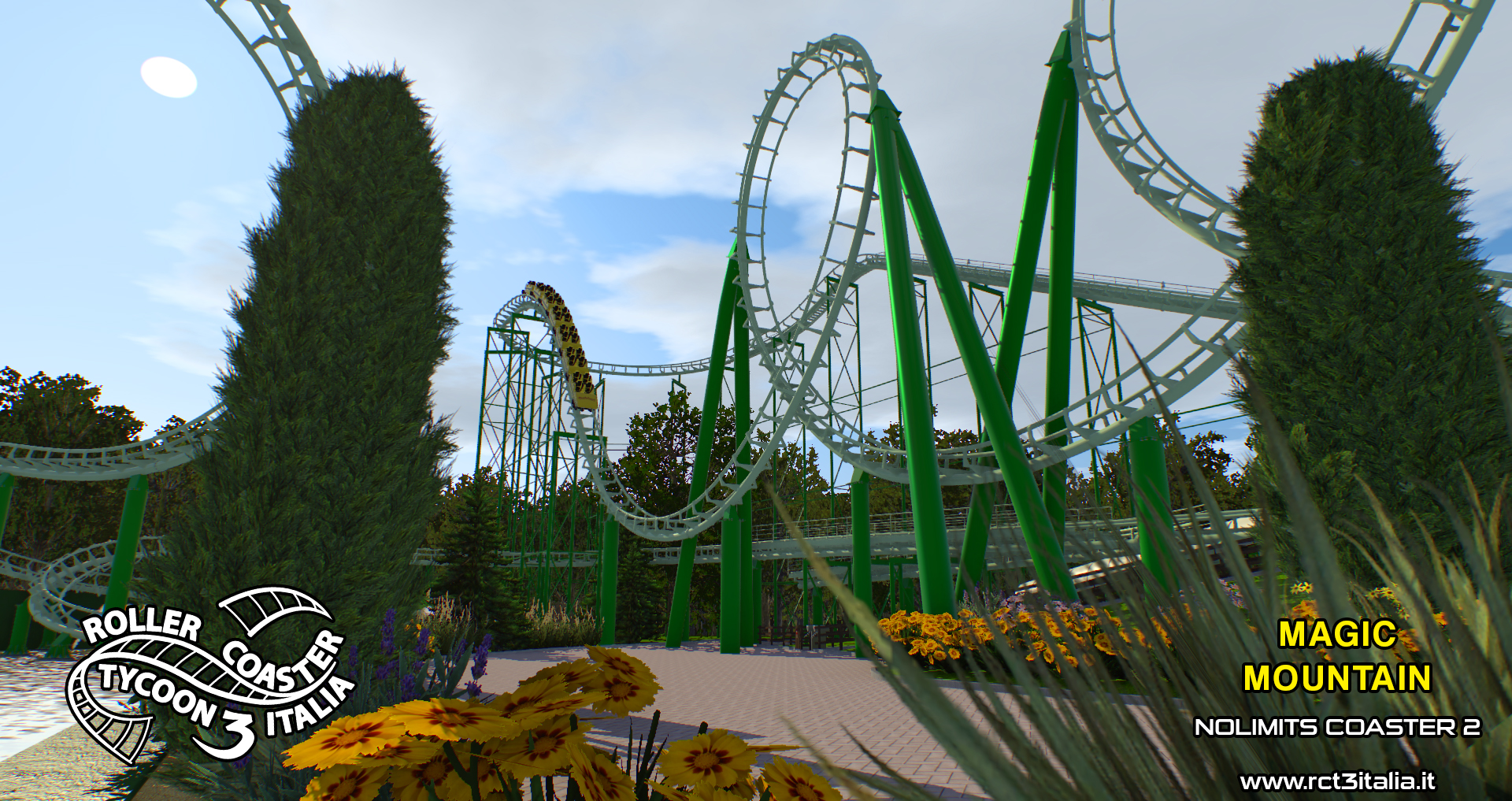 gardaland magic mountain nolimits2 simulator