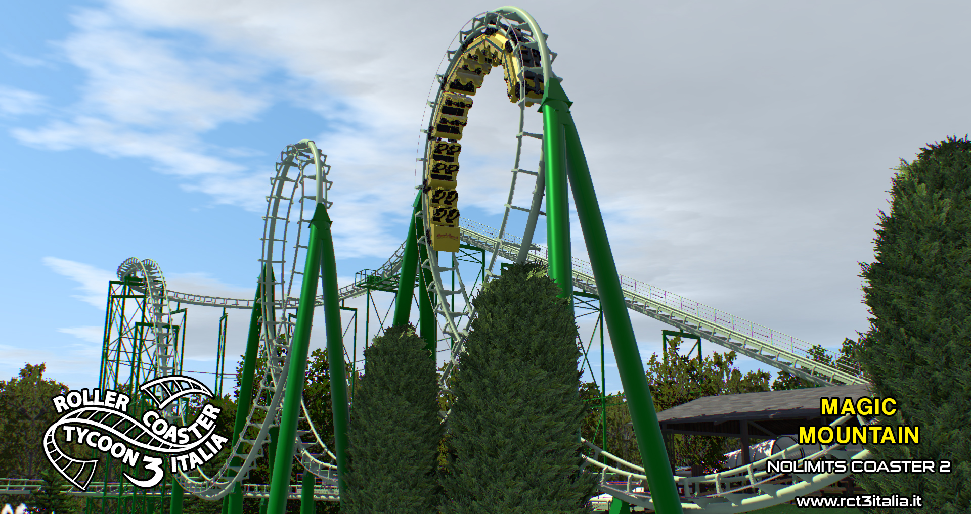 gardaland magic mountain nolimits2 simulator